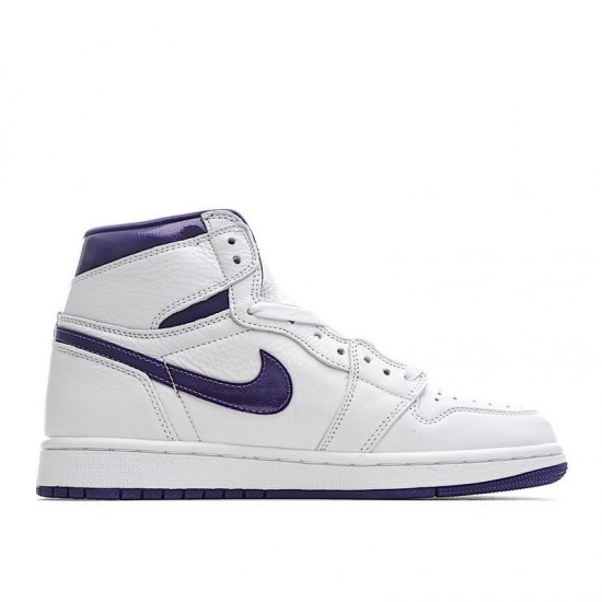 New Air Jordan 1 High OG WMNS Court Purple White Purple