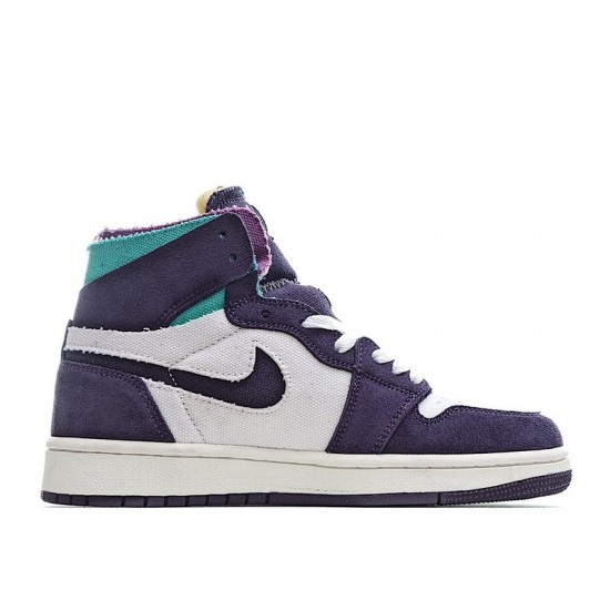 2021 Air Jordan 1 High Zoom Comfort White Purple