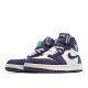 2021 Air Jordan 1 High Zoom Comfort White Purple