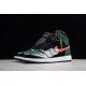 Jordan 1 High Art Basel AV3905-038 Basketball Shoes Green