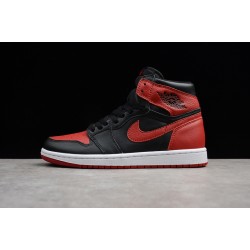 Jordan 1 High Banned 2016 555088-001 Basketball Shoes
