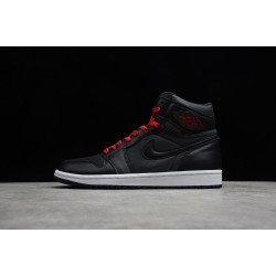 Jordan 1 High Black Gym Red 555088-060 Basketball Shoes