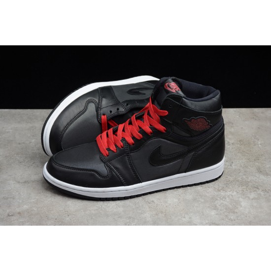 Jordan 1 High Black Gym Red 555088-060 Basketball Shoes