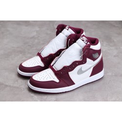 Jordan 1 High Bordeaux 555088-611 Basketball Shoes