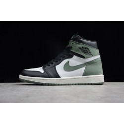 Jordan 1 High Clay Green 555088-135 Basketball Shoes