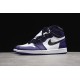 Jordan 1 High Court Purple 555088-500 Basketball Shoes