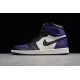 Jordan 1 High Court Purple 555088-501 Basketball Shoes