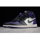 Jordan 1 High Court Purple 555088-501 Basketball Shoes