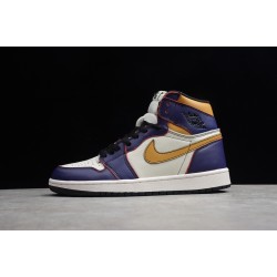 Jordan 1 High Court Purple CD6578-507 Basketball Shoes