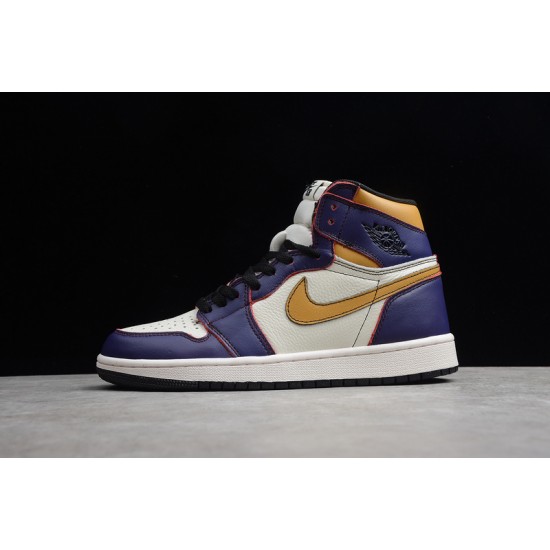 Jordan 1 High Court Purple CD6578-507 Basketball Shoes