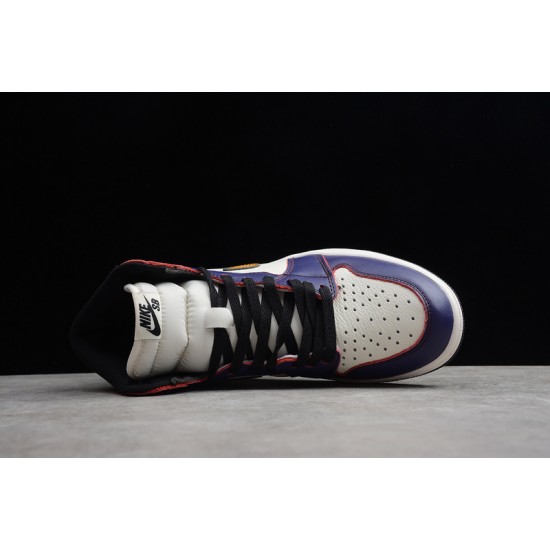 Jordan 1 High Court Purple CD6578-507 Basketball Shoes