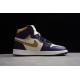 Jordan 1 High Court Purple CD6578-507 Basketball Shoes