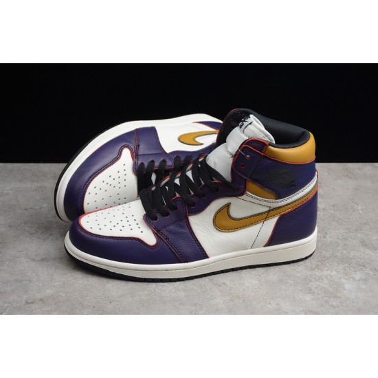 Jordan 1 High Court Purple CD6578-507 Basketball Shoes