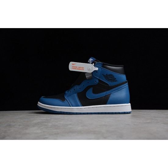 Jordan 1 High Dark Marina Blue 555088-404 Basketball Shoes