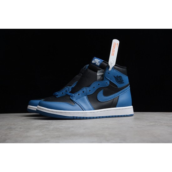 Jordan 1 High Dark Marina Blue 555088-404 Basketball Shoes