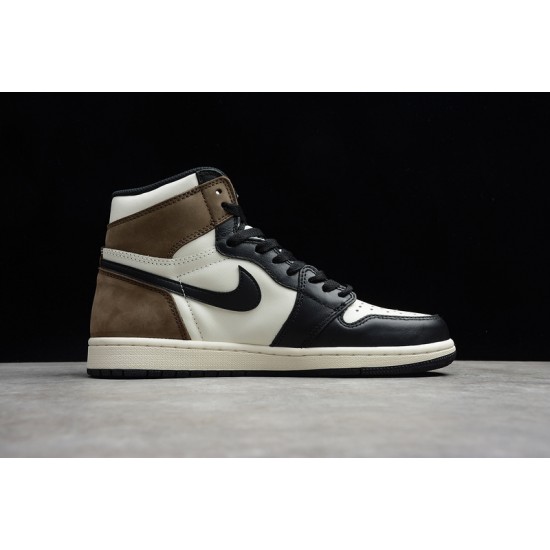 Jordan 1 High Dark Mocha 555088-105 Basketball Shoes