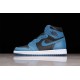 Jordan 1 High Datk Marina Blue 555088-404 Basketball Shoes