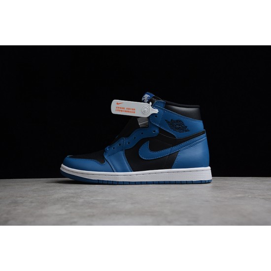 Jordan 1 High Datk Marina Blue 555088-404 Basketball Shoes