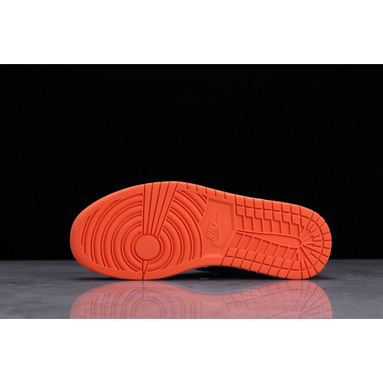 Jordan 1 High Electro Orange 555088-180 Basketball Shoes