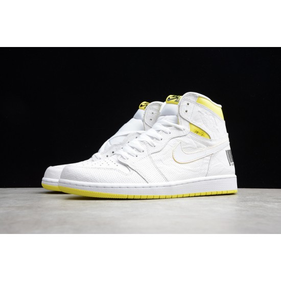 Jordan 1 High First Class Flight 555088-170 Basketball Shoes