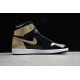 Jordan 1 High Gold Toe 861428-007 Basketball Shoes