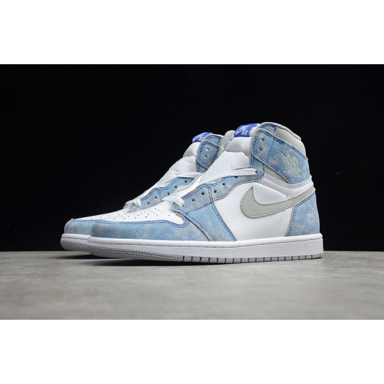 Jordan 1 High Hyper Royal 555088-402 Basketball Shoes