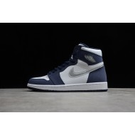 Jordan 1 High Midnight Navy DC1788-100 Basketball Shoes