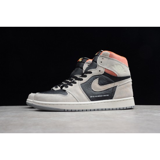 Jordan 1 High Neutral Grey 555088-018 Basketball Shoes