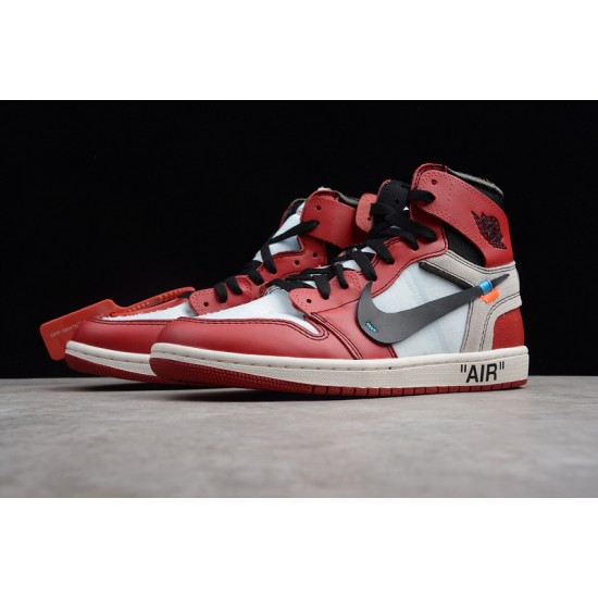 Jordan 1 High Off-White X AA3837-101 Basketball Shoes