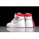 Jordan 1 High Phantom 555088-160 Basketball Shoes White Red