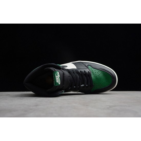 Jordan 1 High Pine Green 555088-302 Basketball Shoes