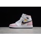 Jordan 1 High Pink White 555088-688 Basketball Shoes