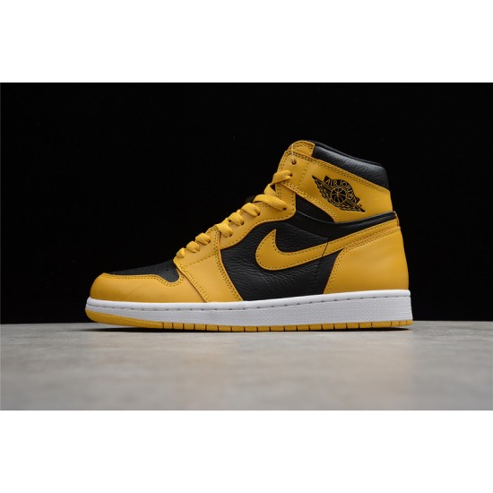 Jordan 1 High Pollen 555088-701 Basketball Shoes