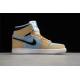 Jordan 1 High Psychic Blue Sesame CT0979-400 Basketball Shoes