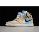 Jordan 1 High Psychic Blue Sesame CT0979-400 Basketball Shoes