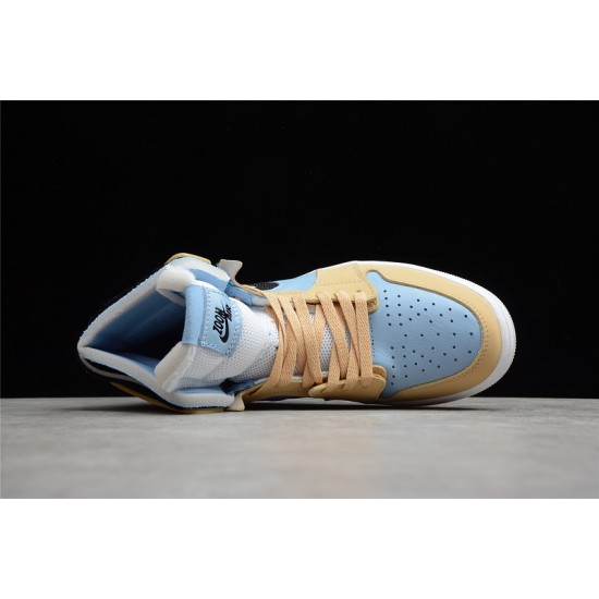 Jordan 1 High Psychic Blue Sesame CT0979-400 Basketball Shoes