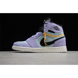 Jordan 1 High Purple Pulse CW6576-500 Basketball Shoes