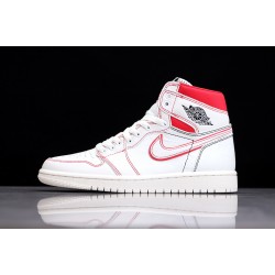 Jordan 1 High Retro Phantom Gym Red OG 555088-160 Basketball Shoes