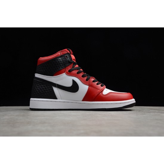 Jordan 1 High Satin Snake CD0461-601 Basketball Shoes