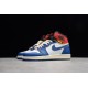 Jordan 1 High Storm Blue BV1300-146 Basketball Shoes