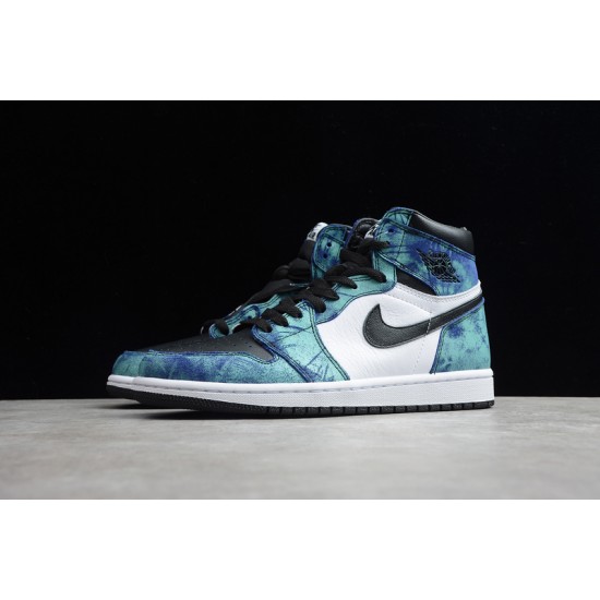 Jordan 1 High Tie-Dye CD0461-100 Basketball Shoes