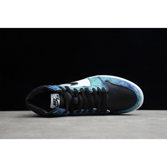 Jordan 1 High Tie-Dye CD0461-100 Basketball Shoes