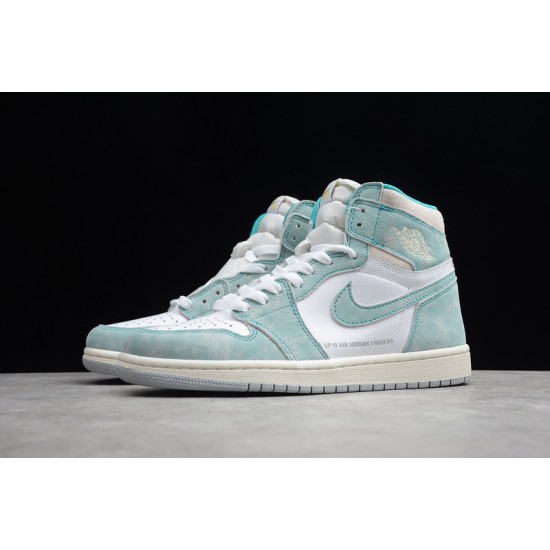 Jordan 1 High Turbo Green 555088-311 Basketball Shoes