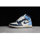 Jordan 1 High UNC 555088-140 Basketball Shoes Blue