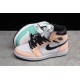 Jordan 1 High White And Pink 555441-889 Basketball Shoes