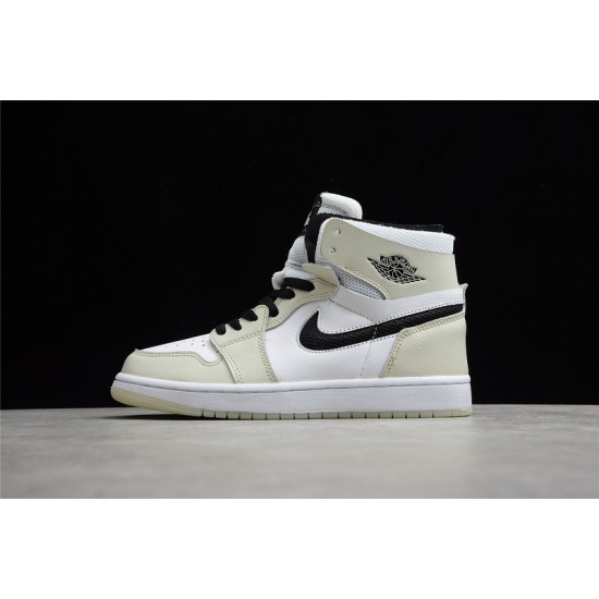 Jordan 1 High Zoom Comfort Light Bone CT0979-002 Basketball Shoes