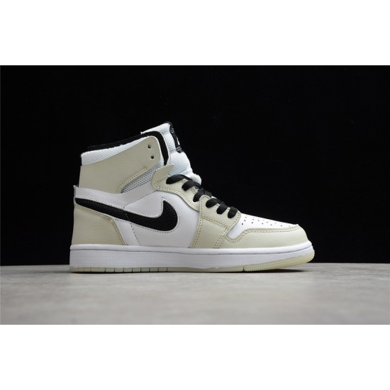 Jordan 1 High Zoom Comfort Light Bone CT0979-002 Basketball Shoes