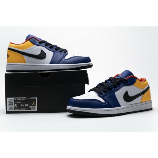 Air Jordan 1 Low Blue Yellow Orange