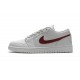 Air Jordan 1 Low Milk White Red