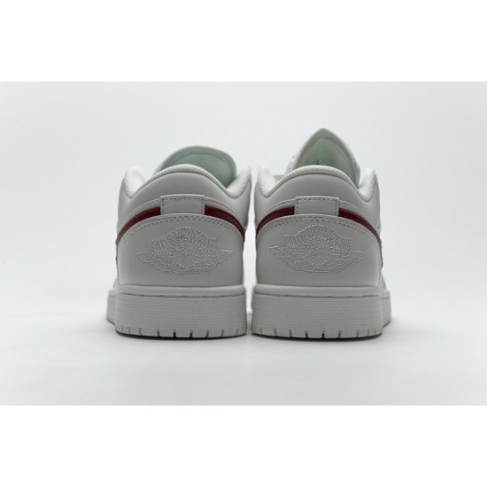 Air Jordan 1 Low Milk White Red